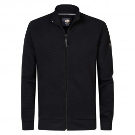 блуза,мъжки,пуловери,petrol,industries,m,3040,swc315,half,zip,sweatshirt,black