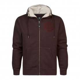 блуза,мъжки,пуловери,petrol,industries,m,3040,swh331,full,zip,sweatshirt,dark,burgundy,(brown)