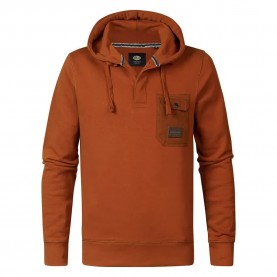 суичър,мъжки,пуловери,petrol,industries,m,3040,swh348,hoodie,dark,caramel,(brown)