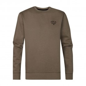 блуза,мъжки,пуловери,petrol,industries,m,3040,swr125,sweatshirt,brown,(timber,wood)