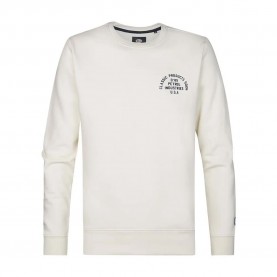 блуза,мъжки,пуловери,petrol,industries,m,3040,swr364,sweatshirt,white