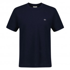 тениска,мъжки,тениски,gant,2003267,short,sleeve,t,shirt,blue,(evening,blue)