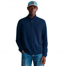 блуза,мъжки,пуловери,gant,8050208,full,zip,sweater,blue