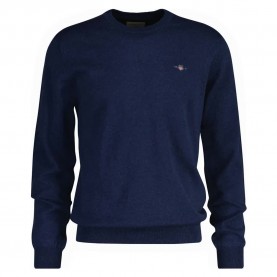 блуза,мъжки,пуловери,дамски,пуловери,gant,8060068,sweater,blue,(dark,jeansblue,melange)