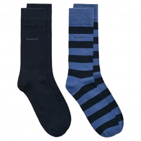 чорапи,мъжки,чорапи,gant,bar,and,solid,socks,2,pairs,blue,(vintage,blue)