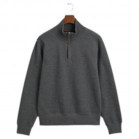 блуза,мъжки,пуловери,gant,sacker,rib,half,zip,sweater,antracit,melange,(grey)