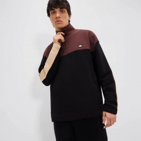 блуза,мъжки,пуловери,ellesse,ineralo,half,zip,sweatshirt,black,(brown,black)