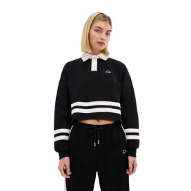 дамски,блузи,с,яка,ellesse,sombra,cropped,long,sleeve,polo,black
