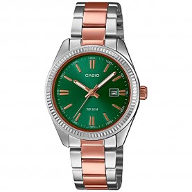 часовник,часовници,casio,ltp,1302prg,3ave,watch,silver,(green,gold)