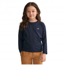 тениска,детски,тениски,gant,805180,long,sleeve,t,shirt,evening,blue,(blue)