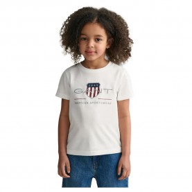 тениска,детски,тениски,gant,805182,short,sleeve,t,shirt,white