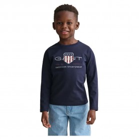 тениска,детски,тениски,gant,805183,long,sleeve,t,shirt,evening,blue,(blue)