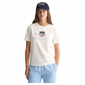 тениска,детски,тениски,gant,archive,shield,short,sleeve,t,shirt,white