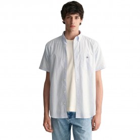 риза,с,къс,ръкав,мъжки,ризи,gant,poplin,gingham,short,sleeve,shirt,blue,(light,blue)