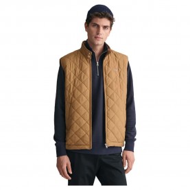 Потник Gant Windcheater vest - Brown (Roasted Walnut) потник,мъжки,жилетки,gant,windcheater,vest,brown,(roasted,walnut)