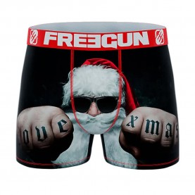 боксерки,мъжко,бельо,freegun,thug,christmas,boxers,black,(multicolored)