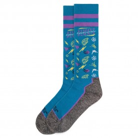 чорапи,дамски,чорапи,american,socks,always,shredding,long,socks,blue,(blue)