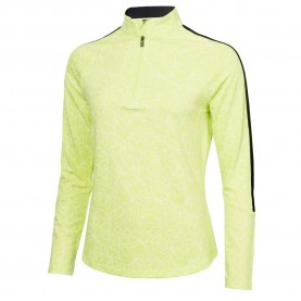 блуза,дамски,блузи,green,lamb,mae,half,zip,sweatshirt,yellow,(soft,lime)