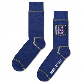 чорапи,мъжки,чорапи,hs,by,happy,socks,blue,jean,bab,years,long,socks,blue