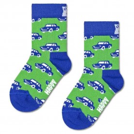 чорапи,детски,чорапи,hs,by,happy,socks,car,crew,socks,green
