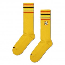 чорапи,мъжки,чорапи,hs,by,happy,socks,bear,with,monthse,crew,socks,dark,yearsellow,(yellow)