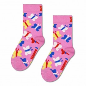 чорапи,детски,чорапи,hs,by,happy,socks,butterfl,years,crew,socks,pink,(pink)