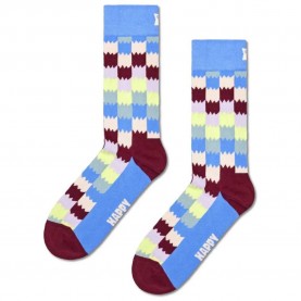 чорапи,мъжки,чорапи,hs,by,happy,socks,dizz,years,check,long,socks,blue,(blue)