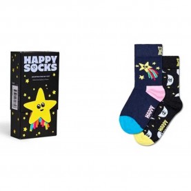чорапи,детски,чорапи,hs,by,happy,socks,shooting,star,gift,set,crew,socks,2,pairs,blue,black,(black)