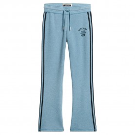 Анцуг Superdry Athletic Flare sweat pants - Blue (Wedgewood Blue Marl) анцуг,дамски,панталони,superdry,athletic,flare,sweat,pants,blue,(wedgewood,blue,marl)