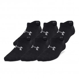чорапи,детски,чорапи,under,armour,essential,short,socks,6,pairs,black,(black)