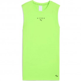 Тениска Puma X Hyrox Cloudspun sleeveless T-shirt - Green (Green Glare) тениска,мъжки,тениски,puma,x,hyrox,cloudspun,sleeveless,t,shirt,green,(green,glare)
