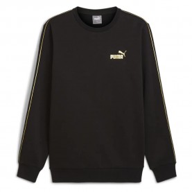 блуза,мъжки,пуловери,puma,ess,tape,minimal,gold,sweatshirt,black