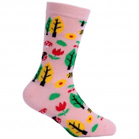 чорапи,детски,чорапи,trespass,garden,socks,2,pairs,pink,(cream,light,pink)