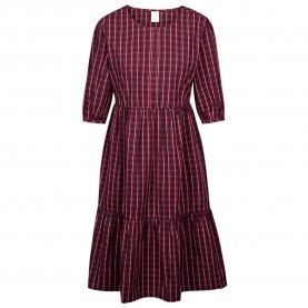 Рокля Trespass Helen short sleeve dress - Red (Dark Cherry Check) рокля,дамски,поли,и,рокли,trespass,helen,short,sleeve,dress,red,(dark,cherry,check)