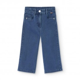 Панталони Boboli Denim Stretch pants - Blue (Blue 1) панталони,мъжки,панталони,дамски,панталони,boboli,denim,stretch,pants,blue,(blue,1)