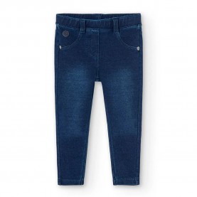 Панталони Boboli Fleece Denim pants - Blue (Blue) панталони,мъжки,панталони,дамски,панталони,boboli,fleece,denim,pants,blue,(blue)