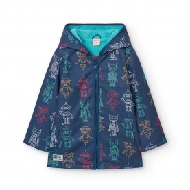Яке Boboli Jacket - Blue (Printed Robots) яке,мъжки,якета,дамски,якета,и,палта,boboli,jacket,blue,(printed,robots)