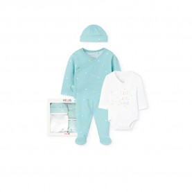пижама,детски,пижами,boboli,knit,long,sleeve,pyjama,blue,(polka,dot,print,turquoise,background)