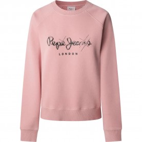 Блуза Pepe jeans Lupita sweatshirt - Pink (Washed Pink) блуза,дамски,блузи,pepe,jeans,lupita,sweatshirt,pink,(washed,pink)