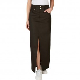 пола,дамски,поли,и,рокли,pepe,jeans,coated,midi,skirt,brown