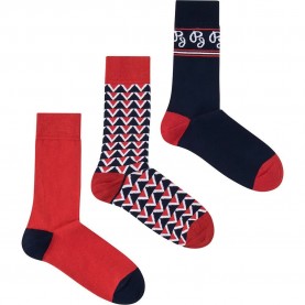 чорапи,мъжки,чорапи,pepe,jeans,logo,socks,3,pairs,red,blue,(winter,red)