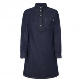 рокля,дамски,поли,и,рокли,pepe,jeans,pl953628,long,sleeve,short,dress,blue