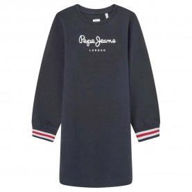 рокля,детски,поли,и,рокли,pepe,jeans,tori,long,sleeve,midi,dress,grey