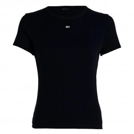 тениска,дамски,тениски,tommy,jeans,dw0dw17383,short,sleeve,t,shirt,black,(black)
