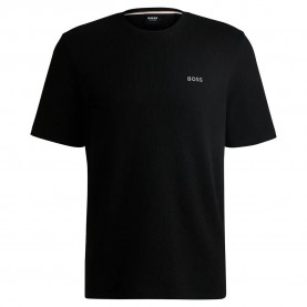тениска,мъжки,пижами,boss,waffle,10269584,short,sleeve,pyjama,t,shirt,black