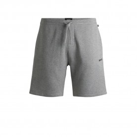 Къси панталони BOSS Waffle 10269584 pyjama shorts - Grey (Medium Grey) къси,панталони,мъжки,пижами,boss,waffle,10269584,pyjama,shorts,grey,(medium,grey)