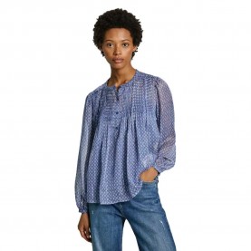 дамски,блузи,дамски,ризи,pepe,jeans,pl304883,long,sleeve,blouse,blue
