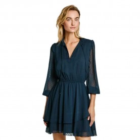 рокля,дамски,поли,и,рокли,pepe,jeans,pl953612,3,4,sleeve,short,dress,blue