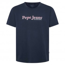 тениска,мъжки,тениски,pepe,jeans,pm509649,short,sleeve,t,shirt,blue