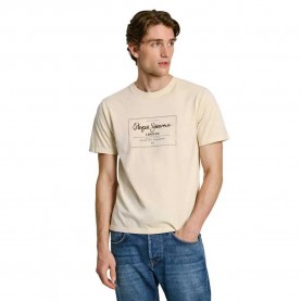 тениска,мъжки,тениски,pepe,jeans,pm509650,short,sleeve,t,shirt,beige
